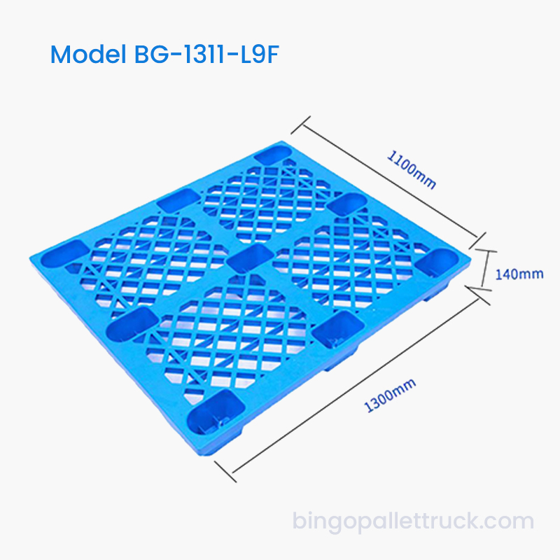 Palete durável de 1300×1100mm para serviços leves com entrada de 4 vias