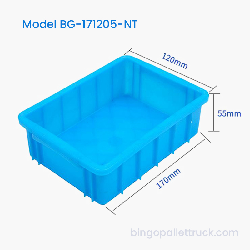 Caixa de sacola plástica nestable HDPE 0,8L para pequenos parafusos e fixadores