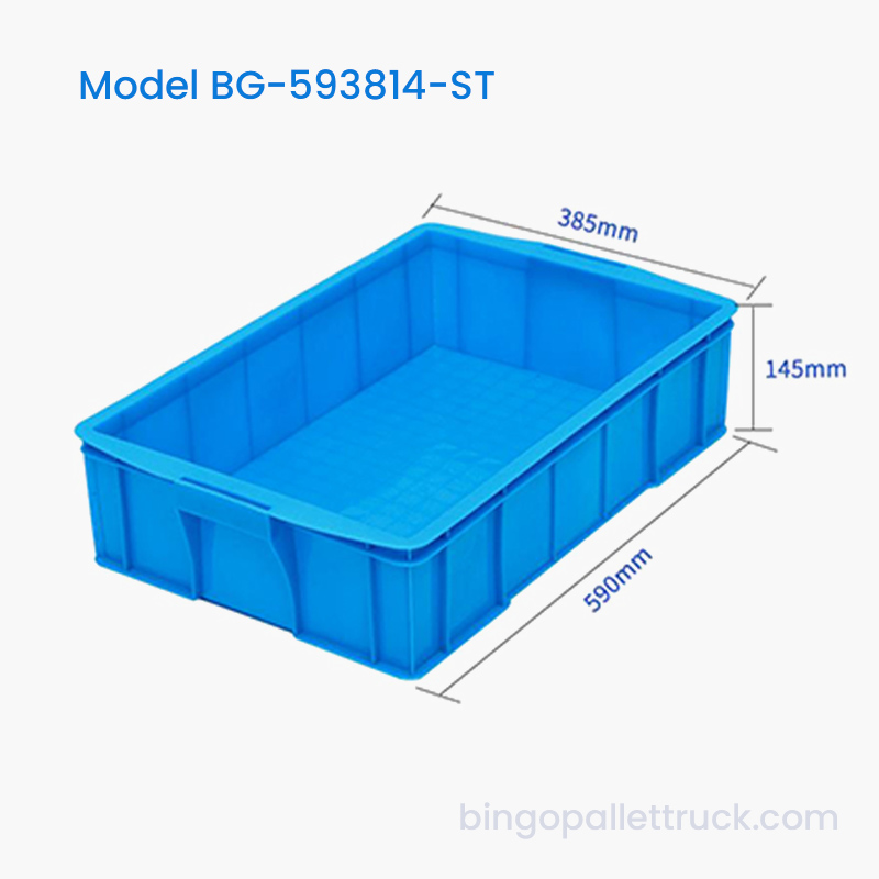 escaninho de armazenamento industrial plástico empilhável do HDPE da caixa 25L