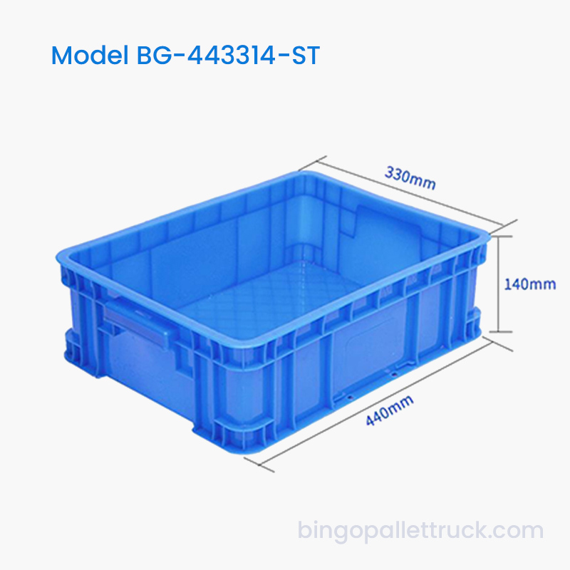 escaninho de armazenamento empilhável plástico industrial do HDPE da caixa do totalizador 15L