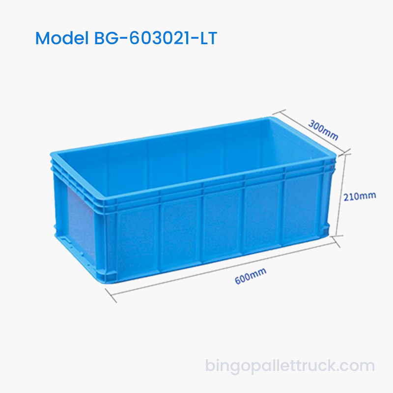 Caixa plástica da logística do HDPE 31L para a classificação do armazém