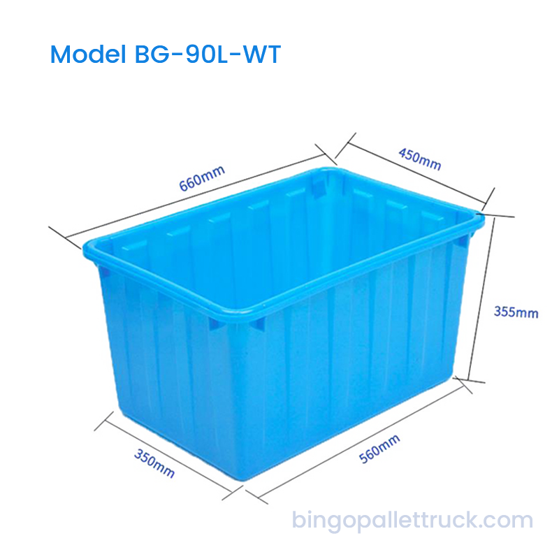 Tanque de água HDPE 90L para armazenamento doméstico de água