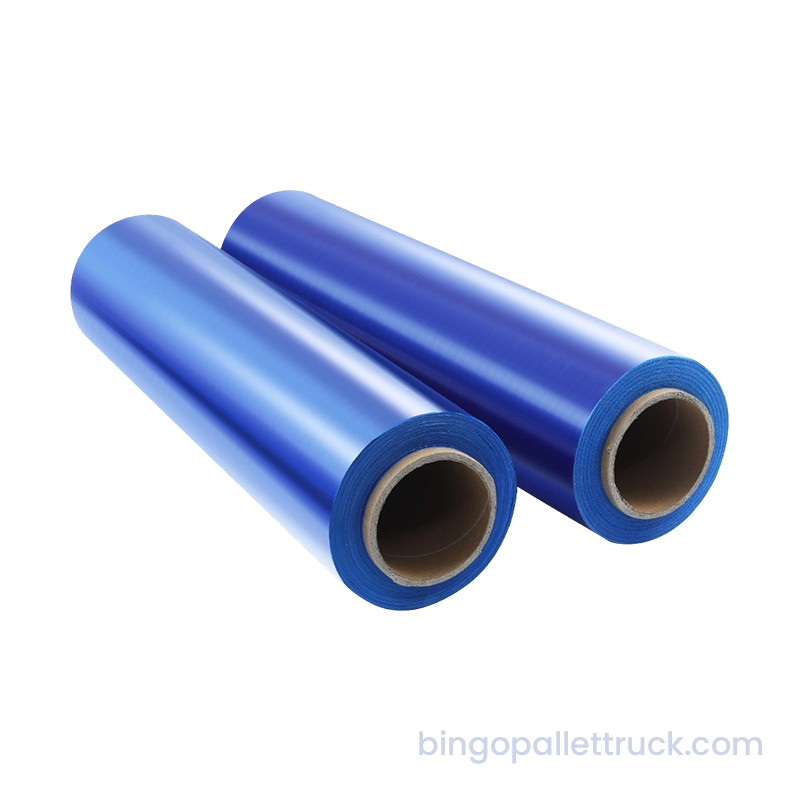 Envoltório elástico azul LLDPE de alta resistência para embalagem